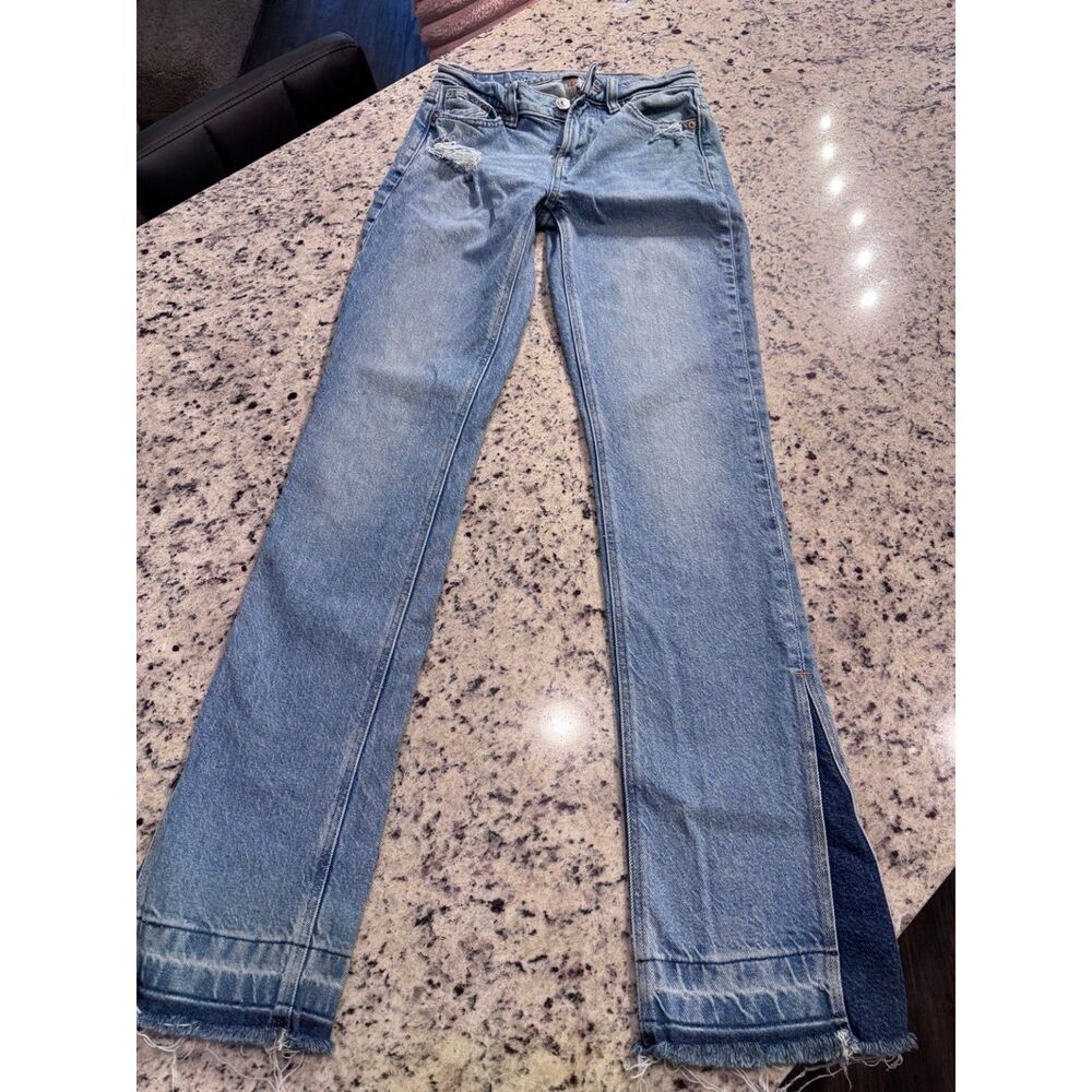 American Eagle Low Rise ’90s Skinny Kick Jeans Size 000 Y2K